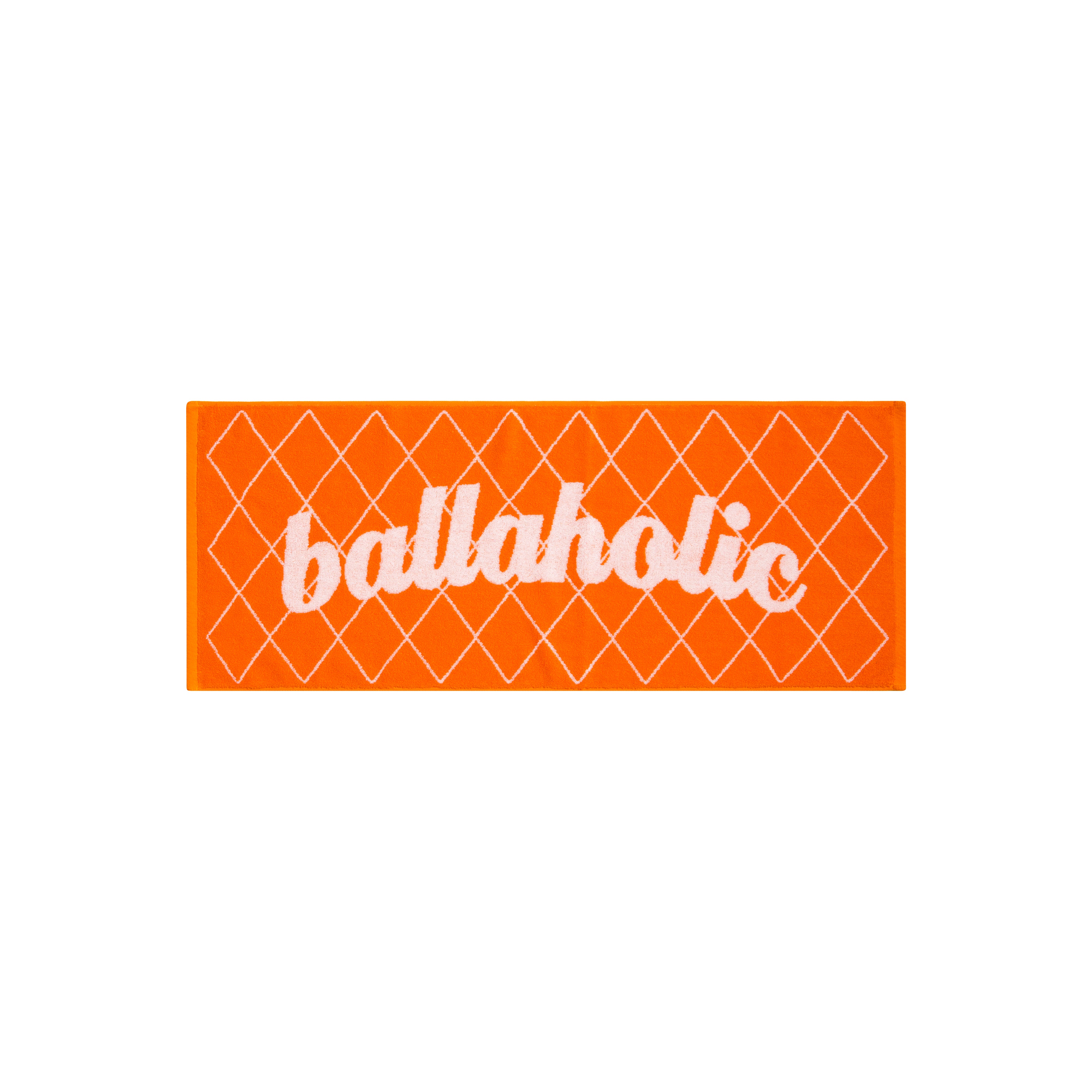 ballaholic-accessories-net-pattern-handtuch-orange-wei image 1