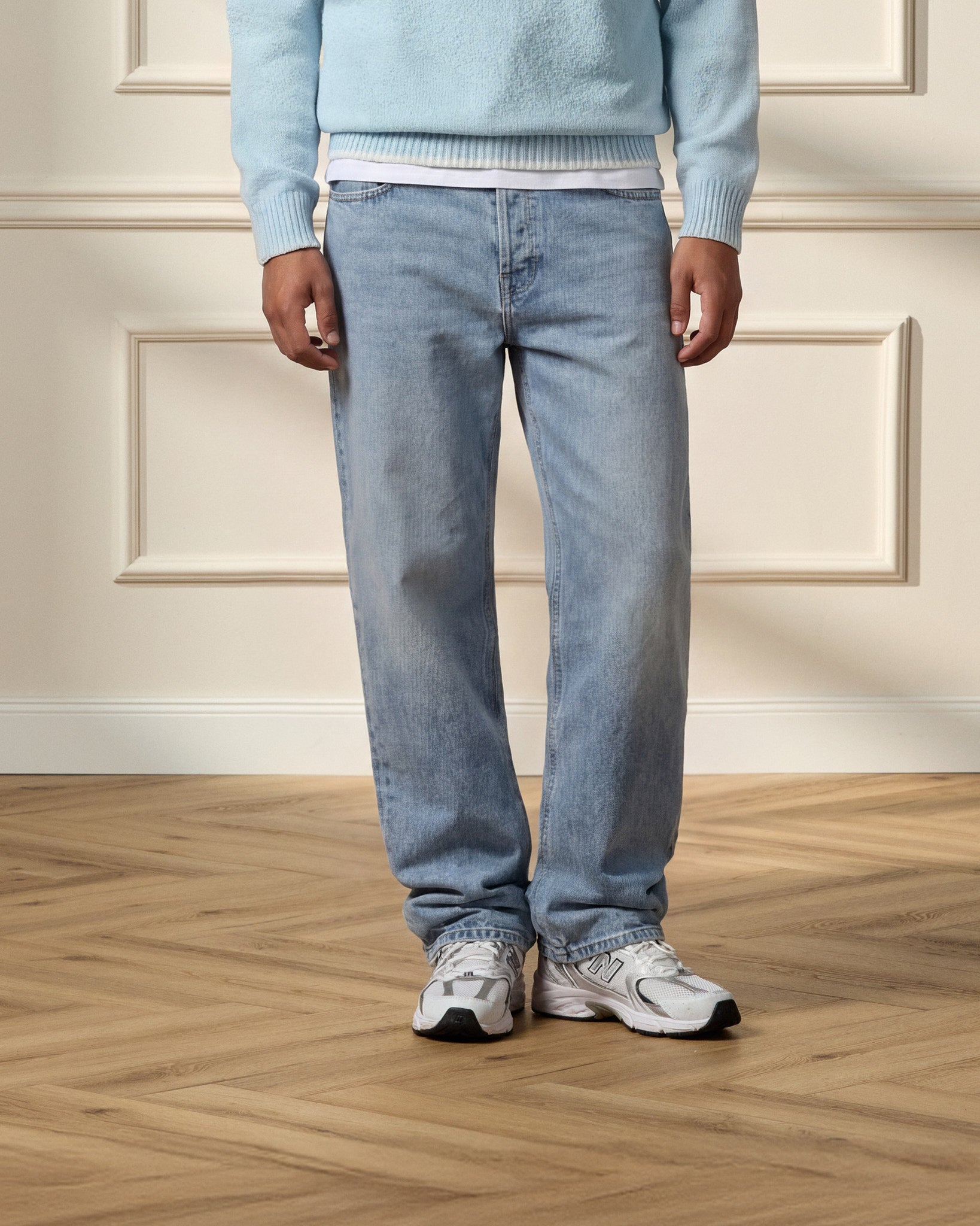 eightyfive-distressed-jeans-light-blue-100-baumwolle image 2