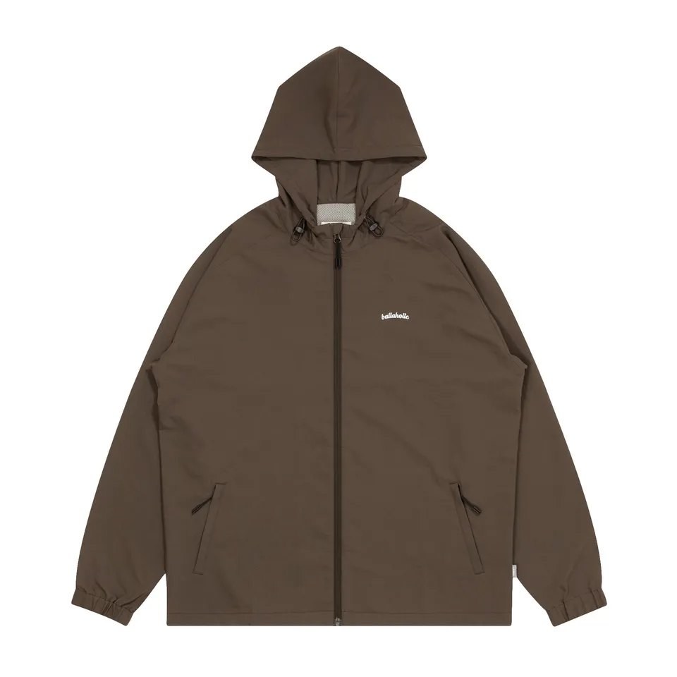 ballaholic-logo-anywhere-full-zip-jacket-braun-stretch image 1