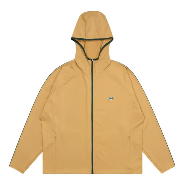 ballaholic-blhlc-oval-logo-hyperstretch-full-zip-jacke-beige image 1