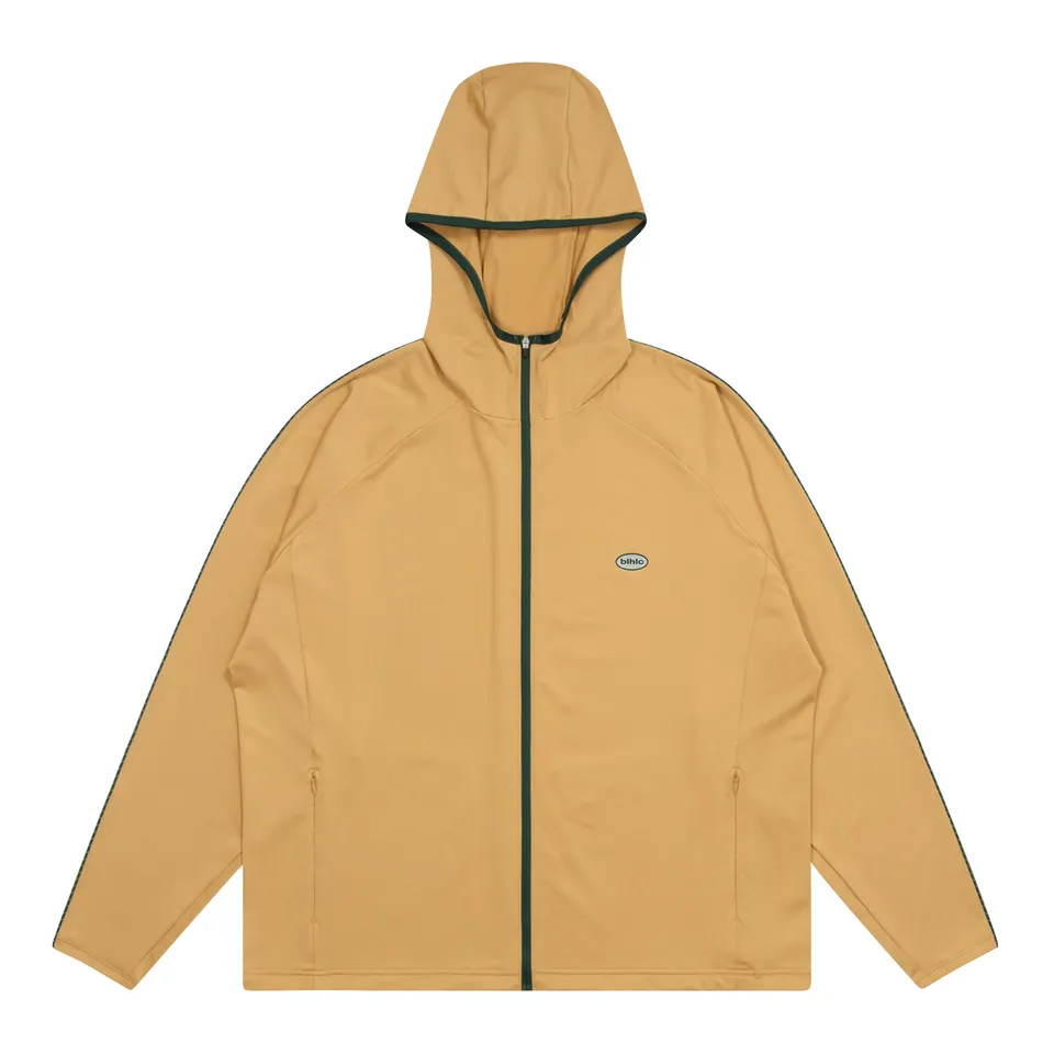 ballaholic-blhlc-oval-logo-hyperstretch-full-zip-jacke-beige image 1