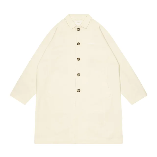ballaholic-logo-soutien-collar-coat-mantel-ivory image 1