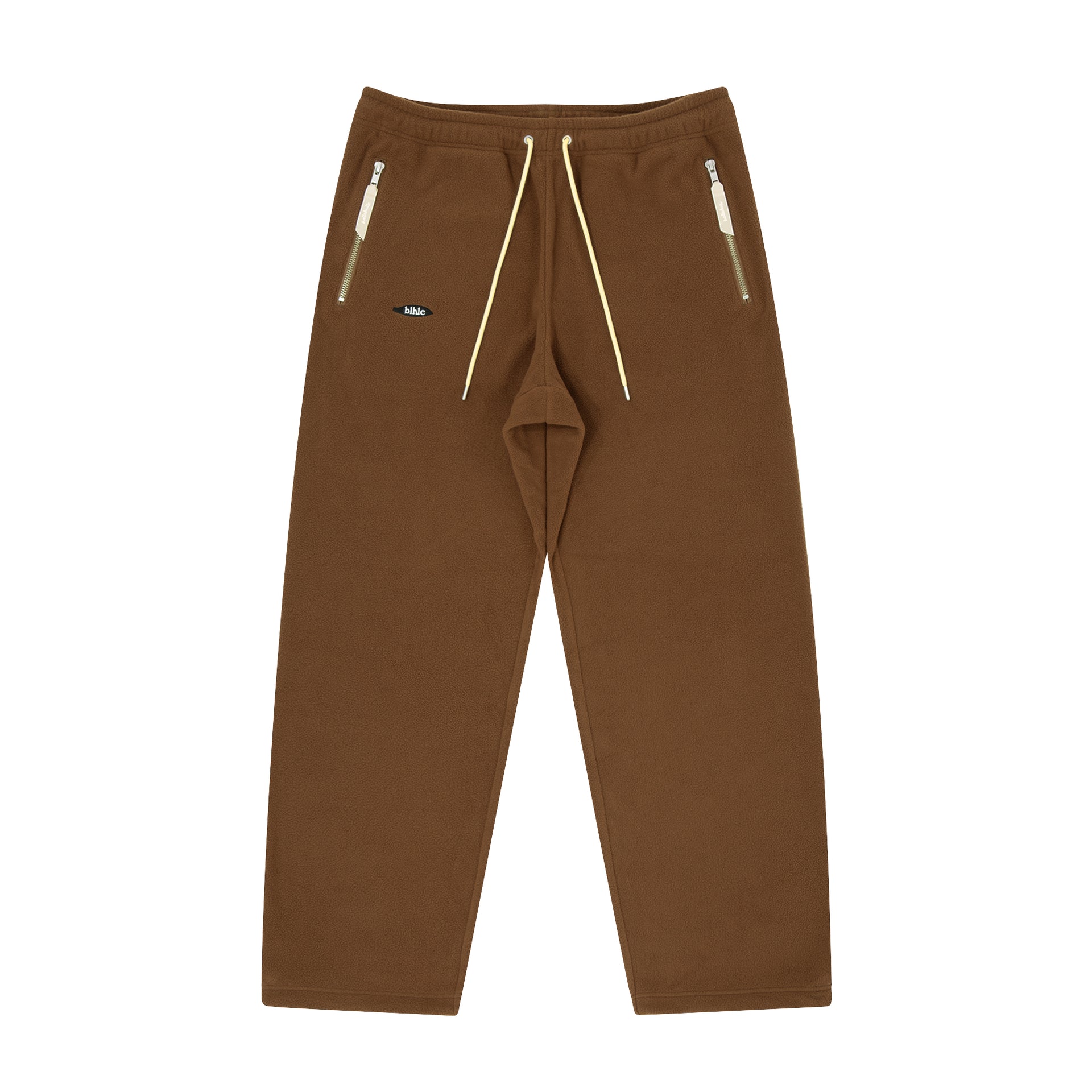 ballaholic-pants-ball-panel-logo-fleecehose-braun-mit-stick image 1