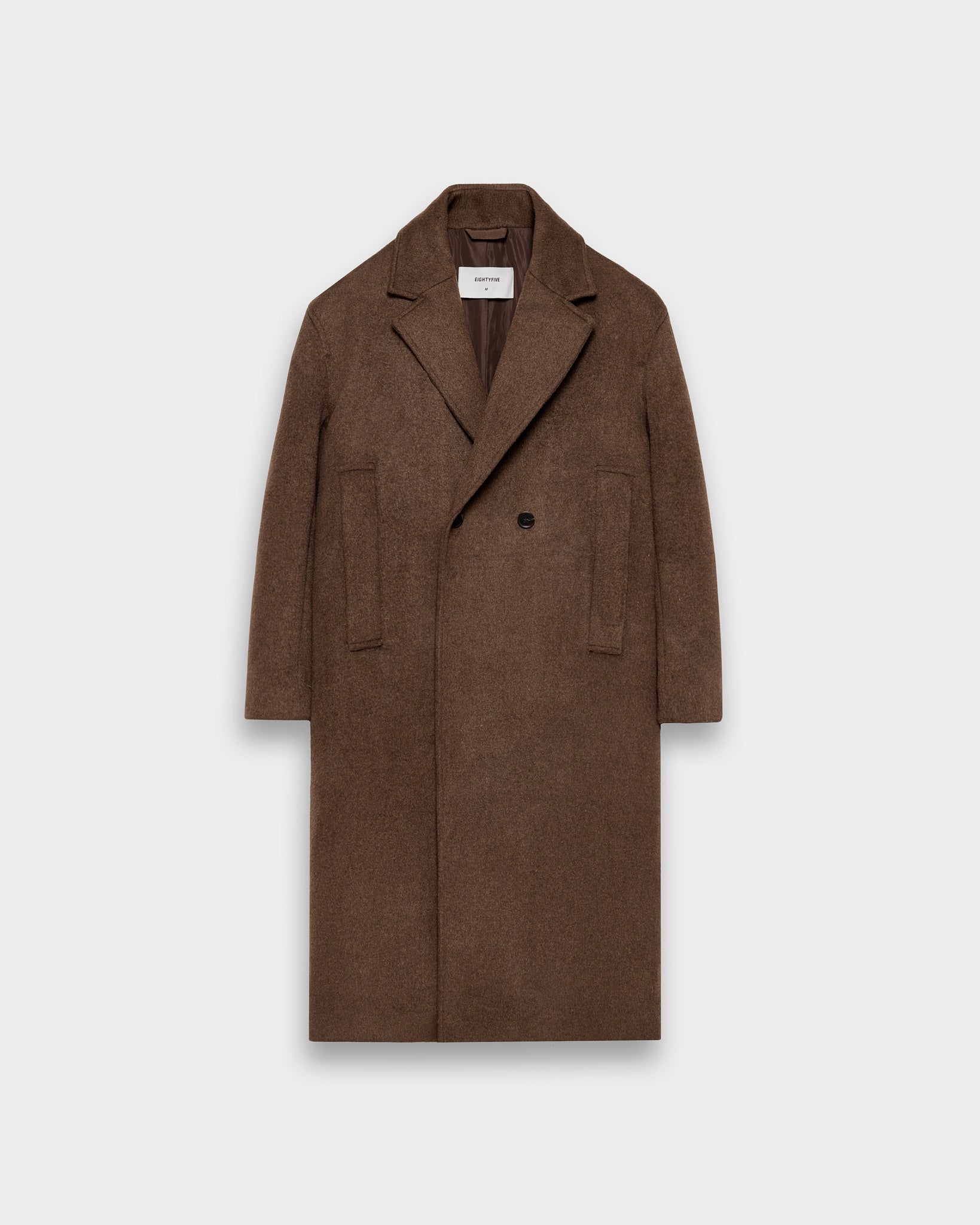 eightyfive-double-breasted-wollmantel-coat-brown-wolle image 1