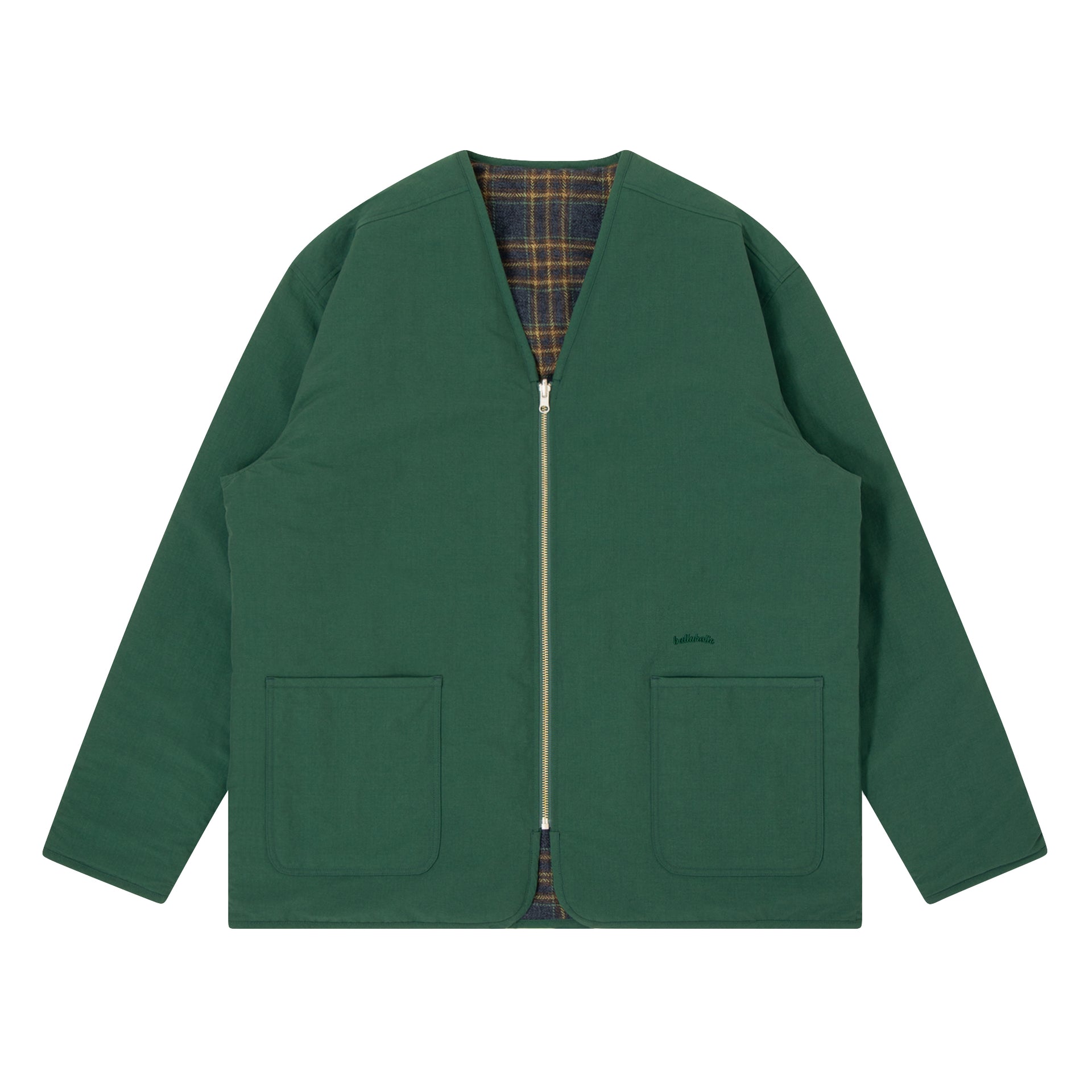 ballaholic-tops-reversible-puff-jacket-jacke-gr-n image 1