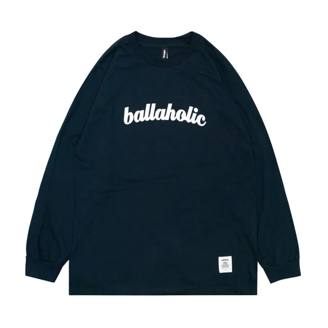 ballaholic-logo-long-tee-longsleeve-navy-baumwolle image 1