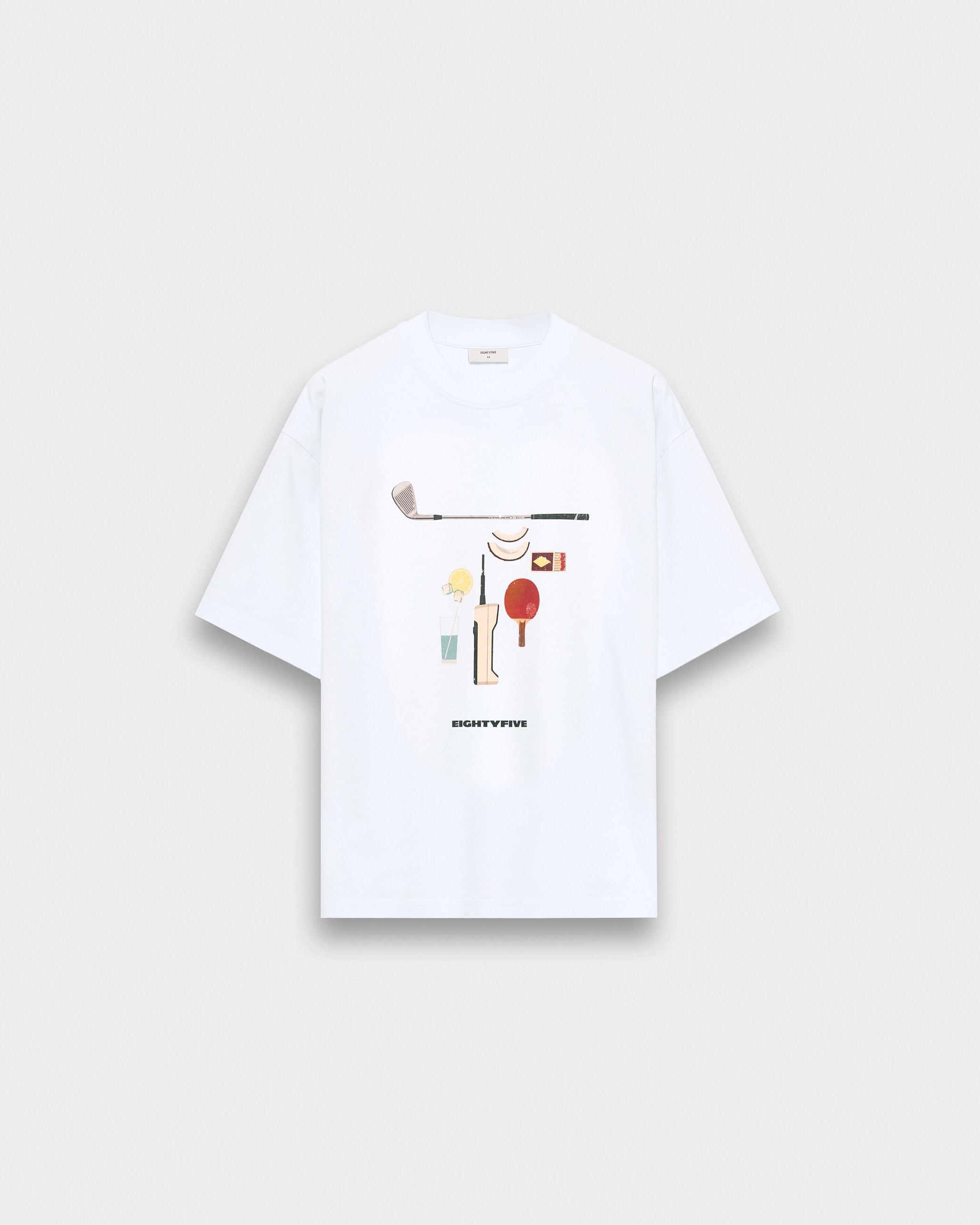 eightyfive-printed-light-oversized-t-shirt-t-shirt-white-270gsm image 1