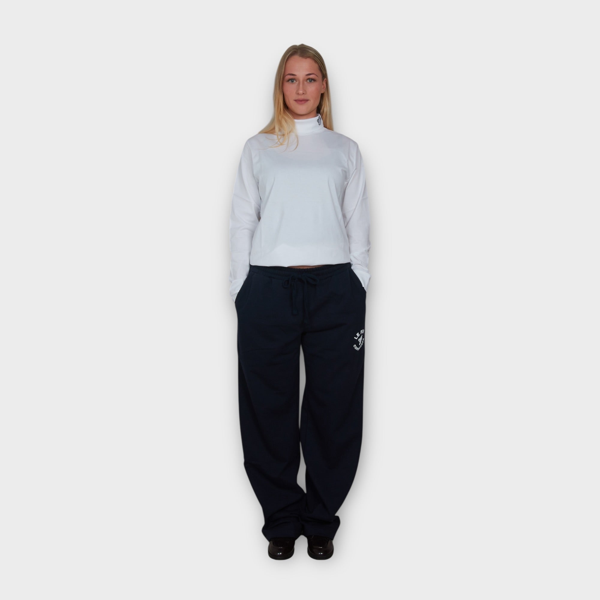 le-fix-pants-sweatpants-navy-baumwolle-baggy-fit image 2