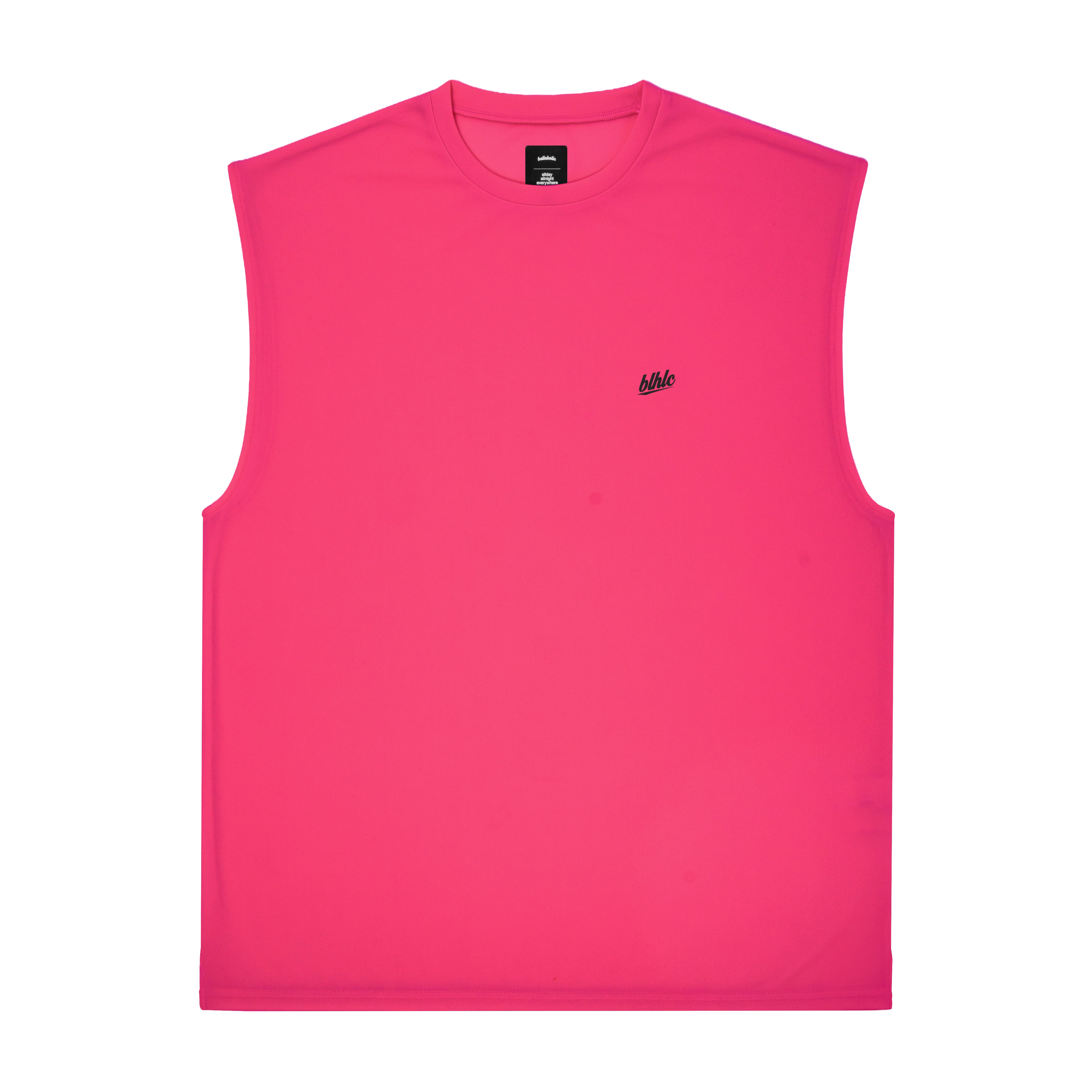 ballaholic-tops-3d-net-back-print-tanktop-pink-ivory-black image 2