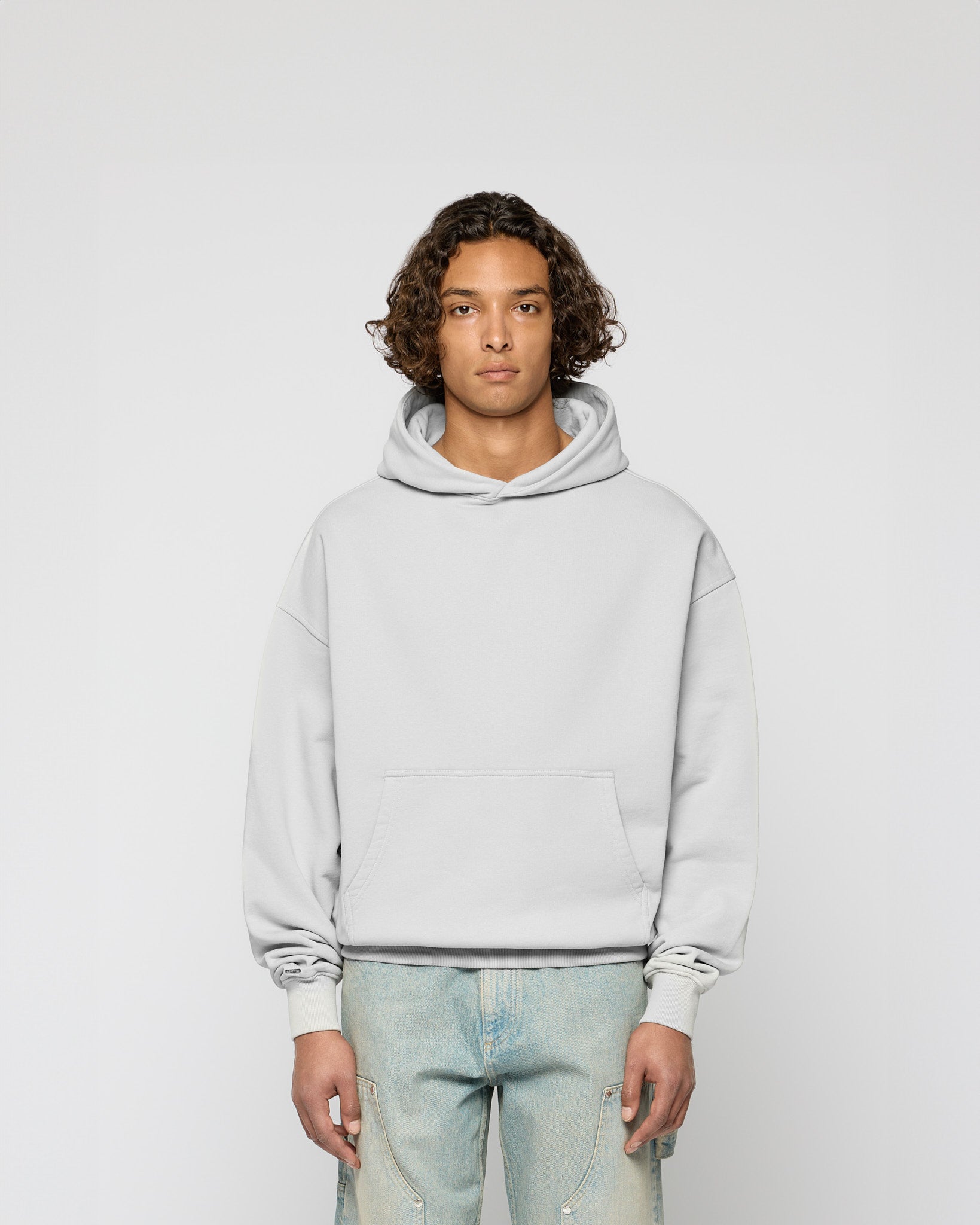 eightyfive-tops-signature-oversized-hoodie-light-grey-baumwolle image 2