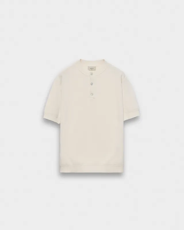 eightyfive-tops-knitted-henley-polo-offwhite-baumwolle image 1