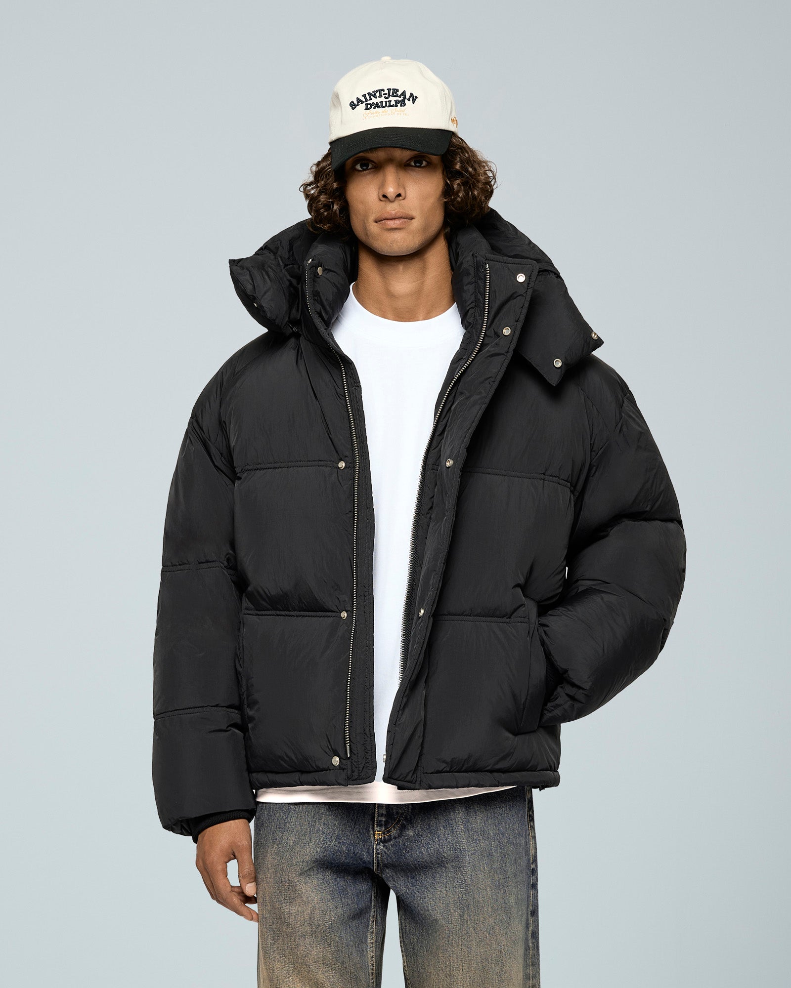 eightyfive-nylon-down-puffer-jacket-black-daunenjacke image 3