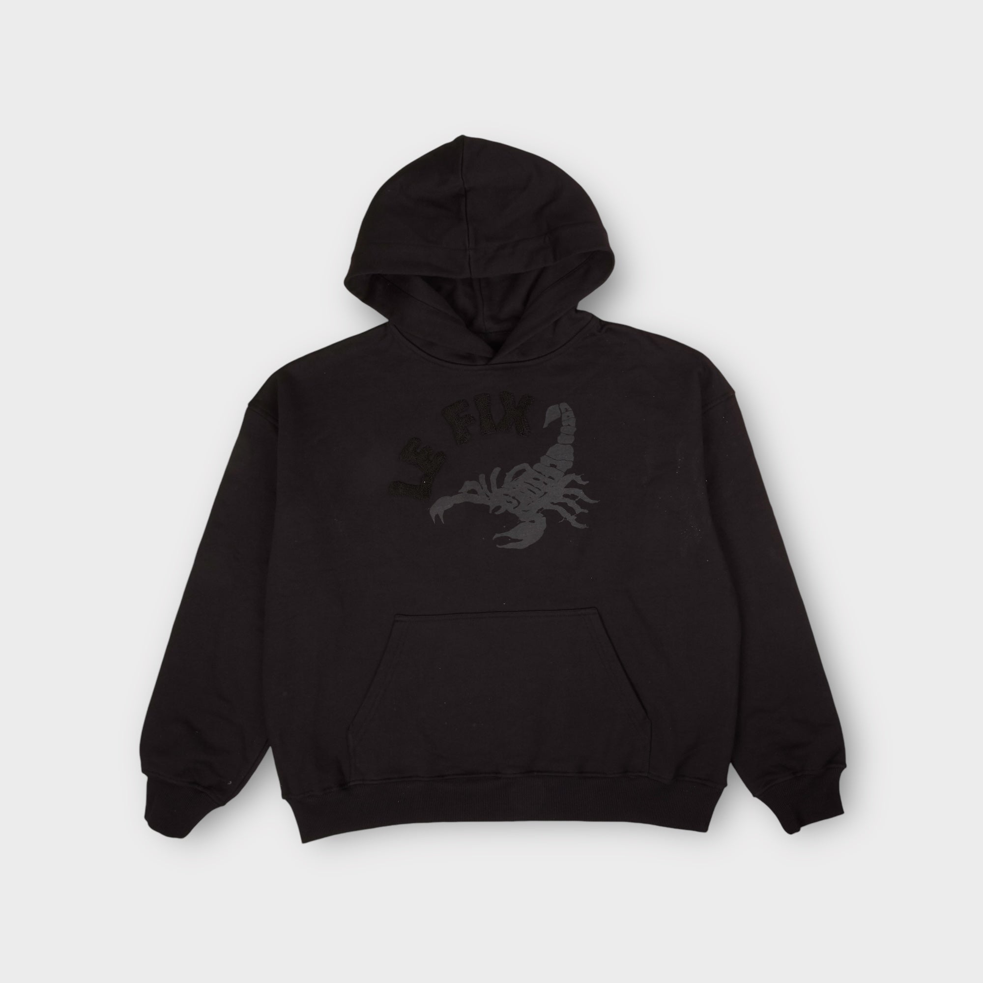 le-fix-scorpion-hoodie-schwarz-box-fit image 1