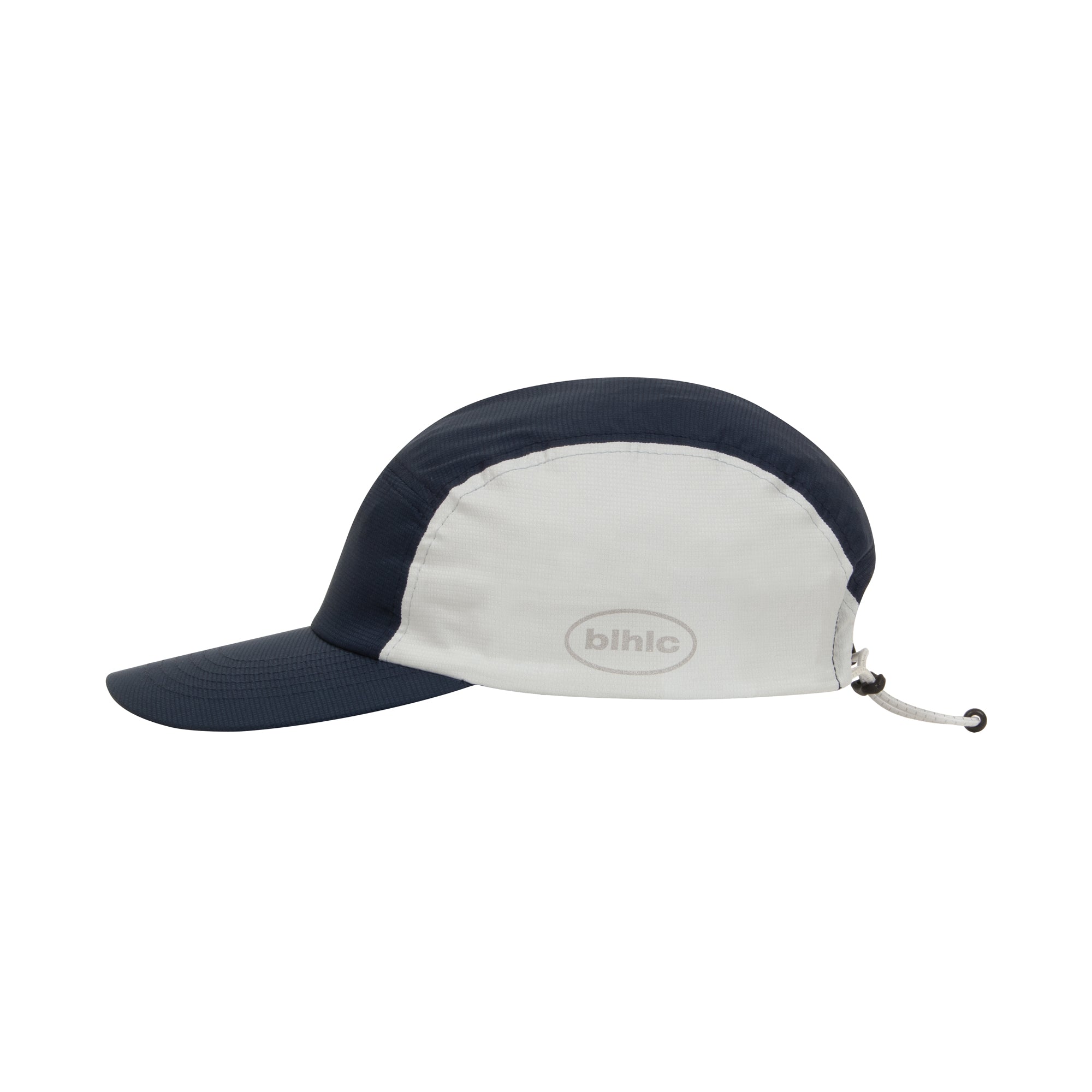 ballaholic-oval-logo-nylon-jet-cap-cap-navy-gray image 3
