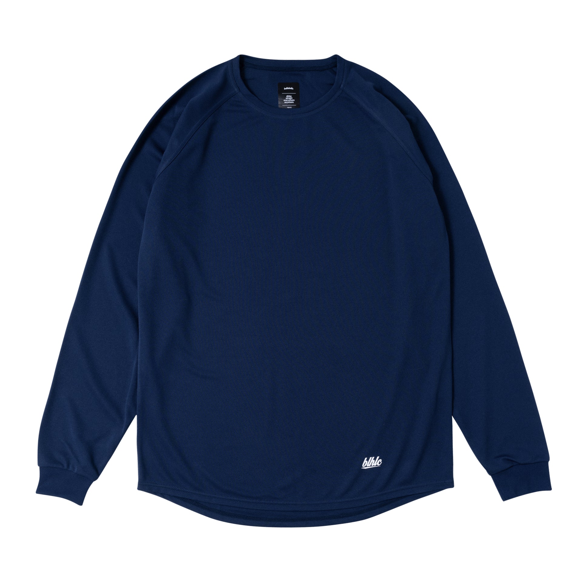 ballaholic-blhlc-cool-long-tee-t-shirt-navy image 1
