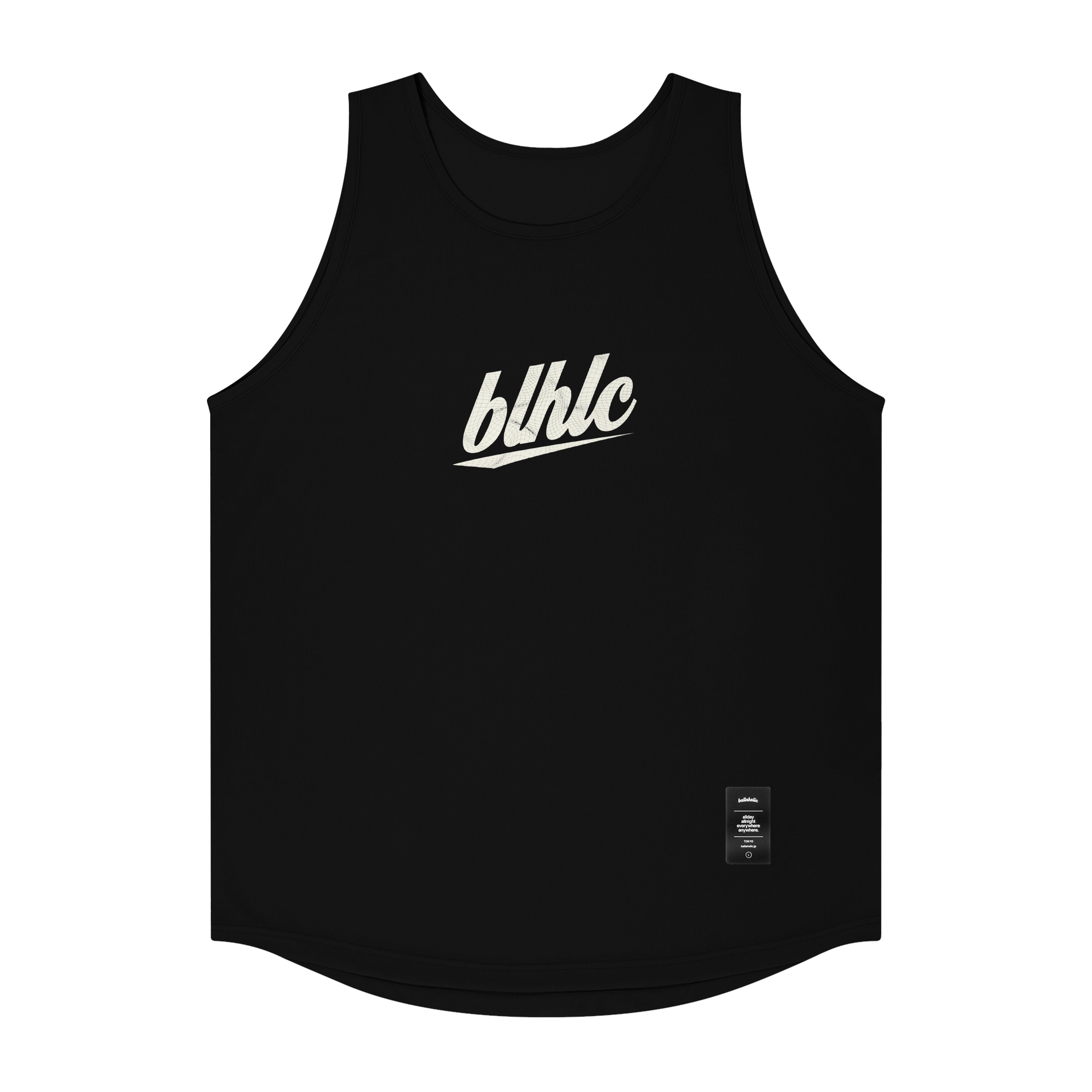 ballaholic-3d-net-blhlc-tank-top-black-ivory-mesh image 1