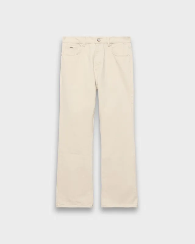 eightyfive-flared-denim-jeans-ecru-flared-fit image 1