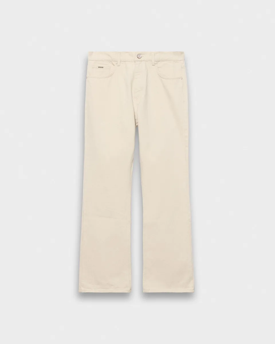 eightyfive-flared-denim-jeans-ecru-flared-fit image 1