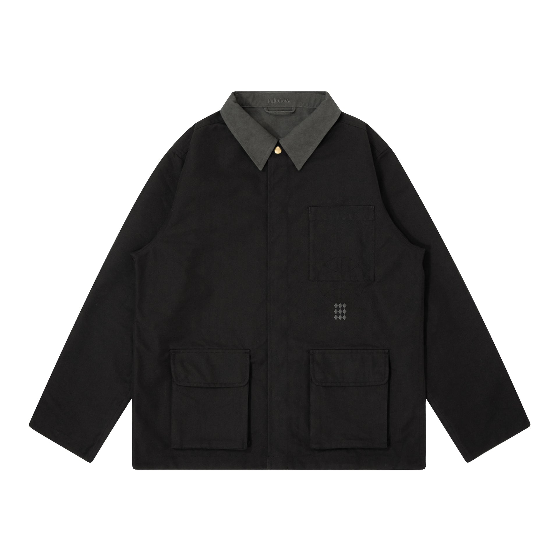 ballaholic-reversible-coverall-jacke-schwarz-grau image 1