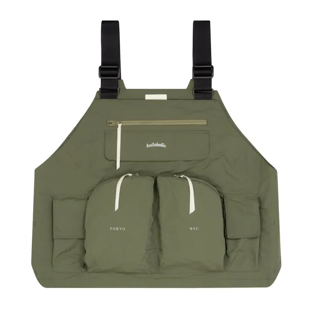 ballaholic-w-face-vest-weste-olive-reflektor image 1