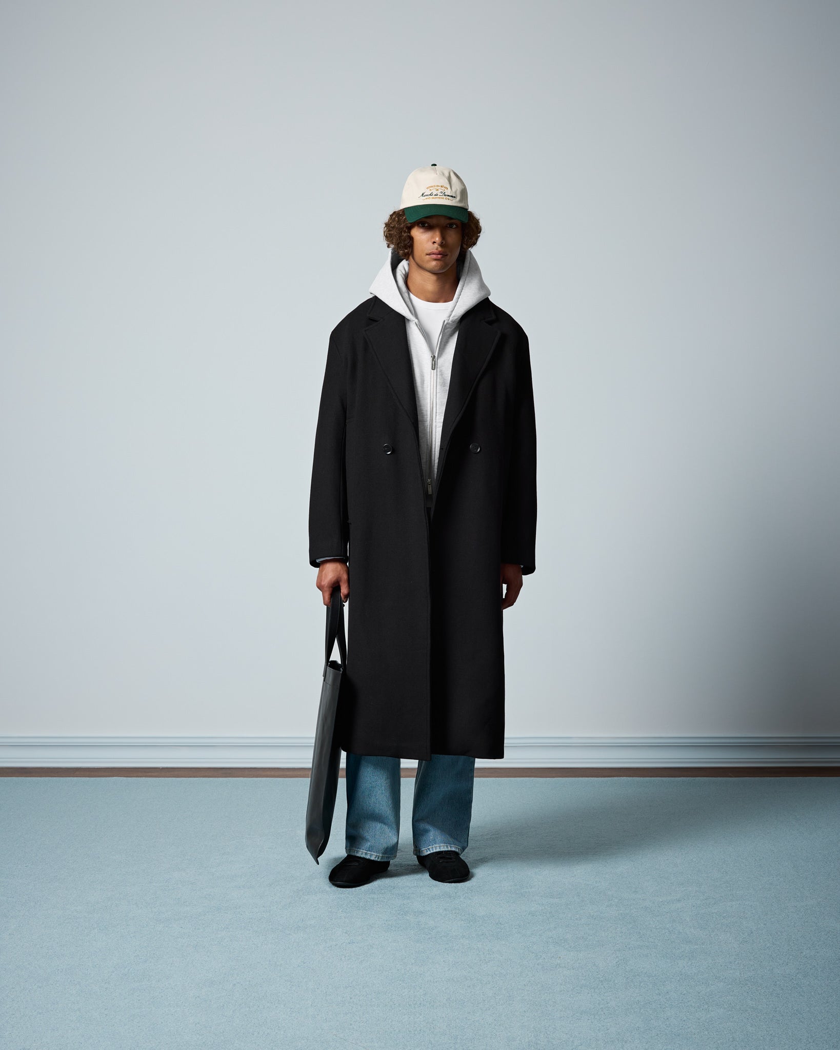 eightyfive-double-breasted-wool-coat-mantel-schwarz-wolle image 4