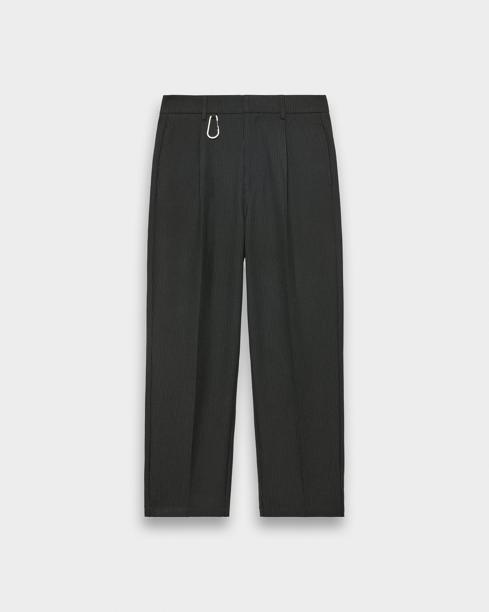 eightyfive-pinstripe-baggy-tailored-pants-hose-black-pinstripe image 1