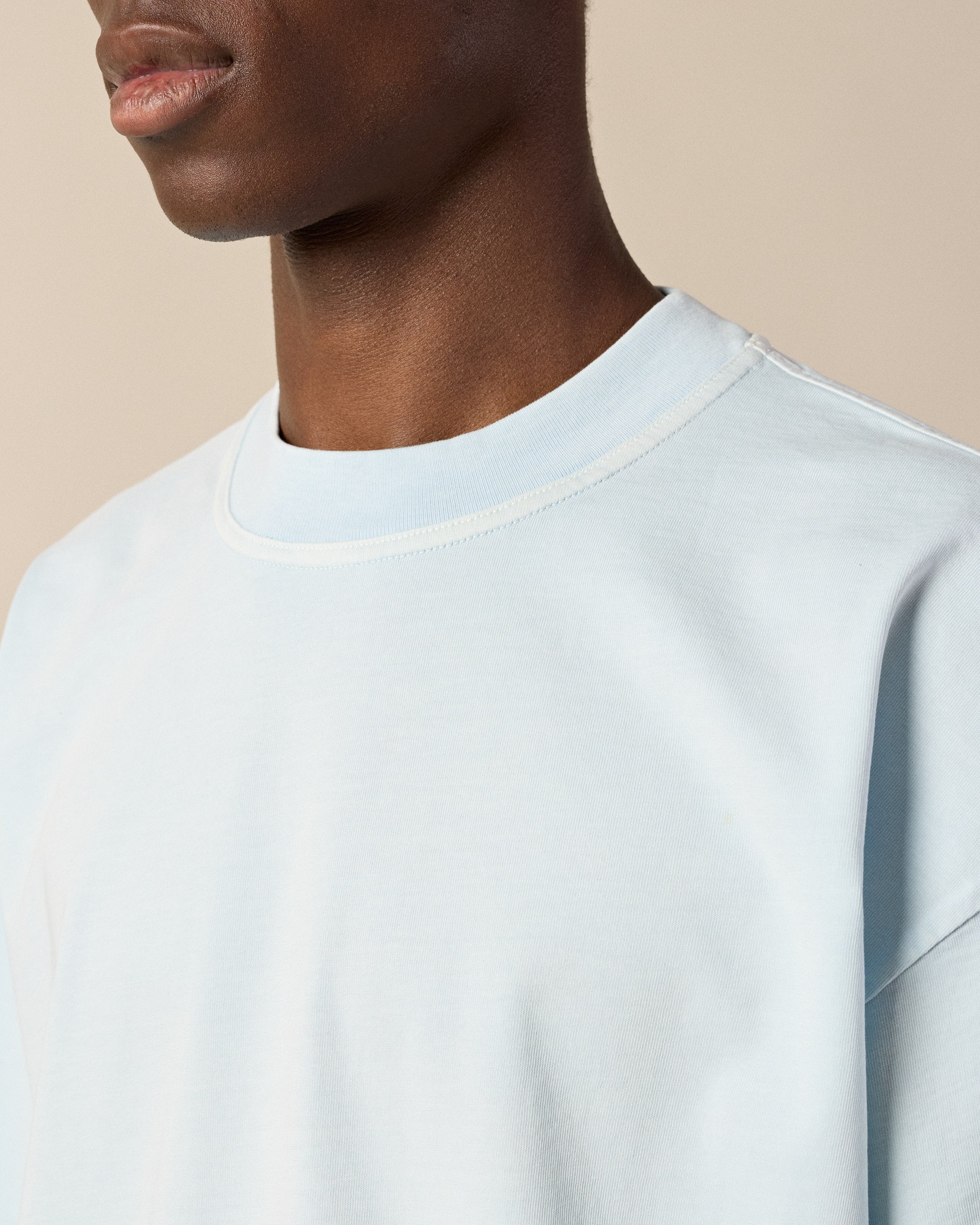 eightyfive-signature-t-shirt-washed-baby-blue-oversized image 6