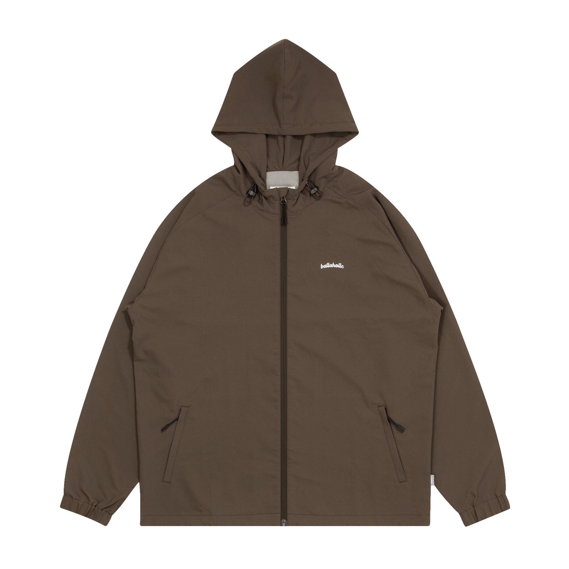 ballaholic-logo-anywhere-full-zip-jacket-braun-stretch image 1
