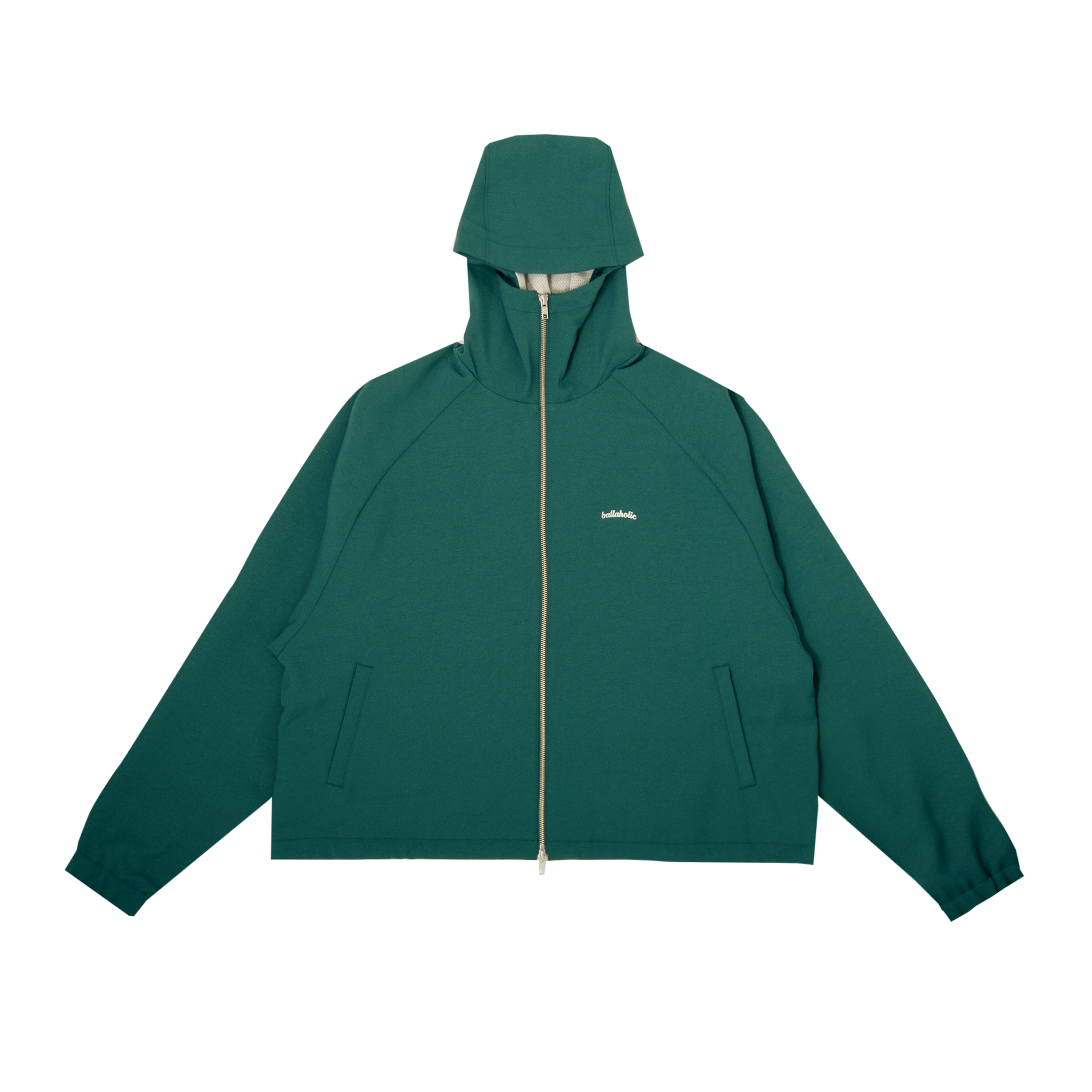 ballaholic-shell-over-zip-parka-jacke-dunkelgr-n image 1
