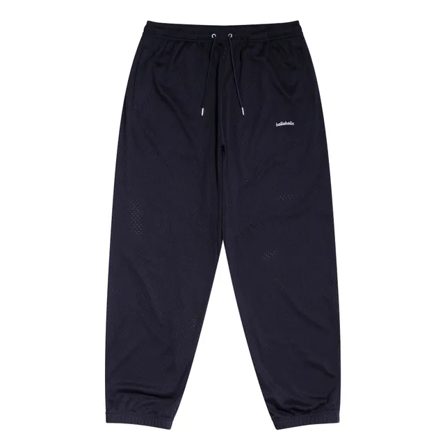 ballaholic-logo-mesh-long-pants-basketballhose-navy image 1
