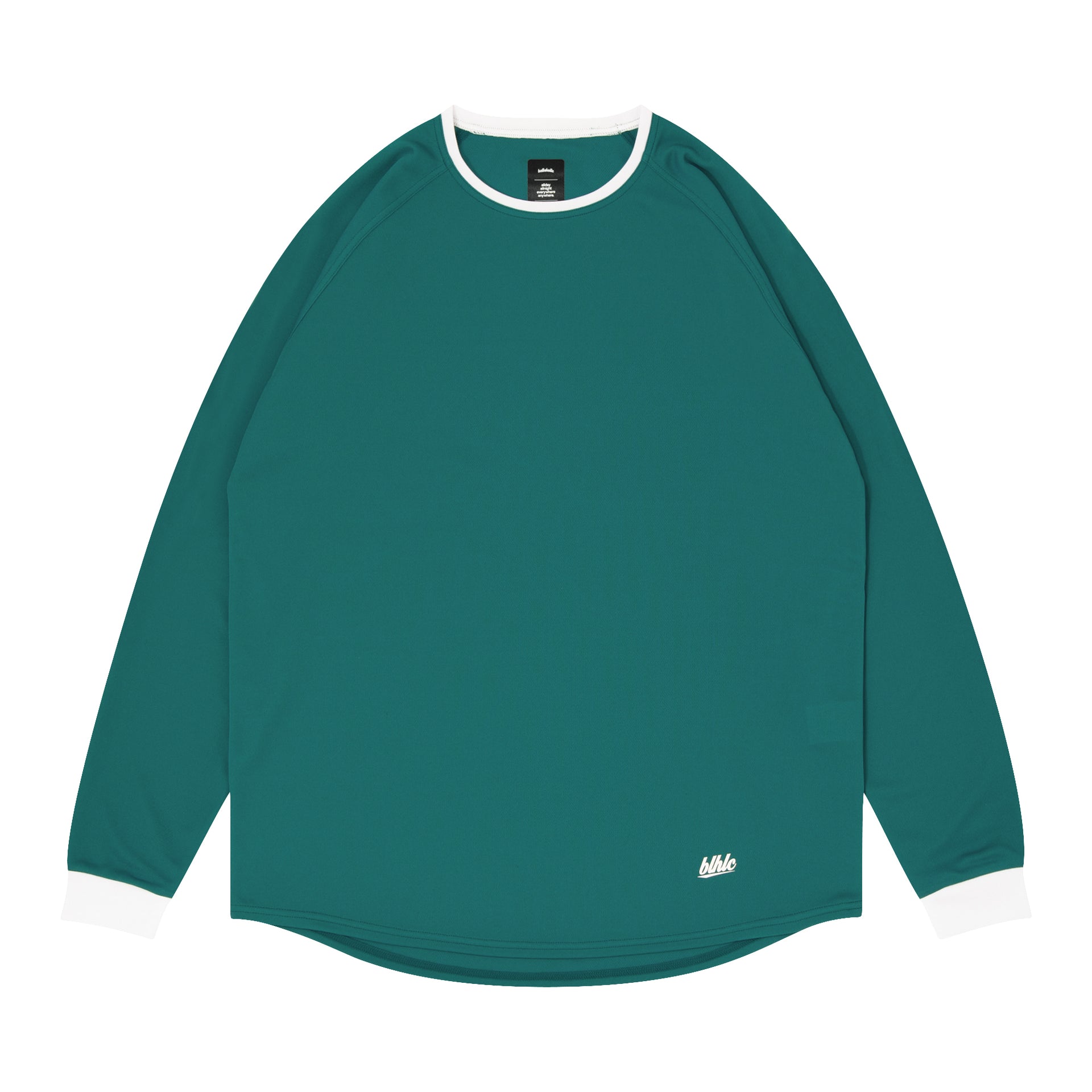 ballaholic-blhlc-cool-long-tee-t-shirt-harbor-blue-white image 1