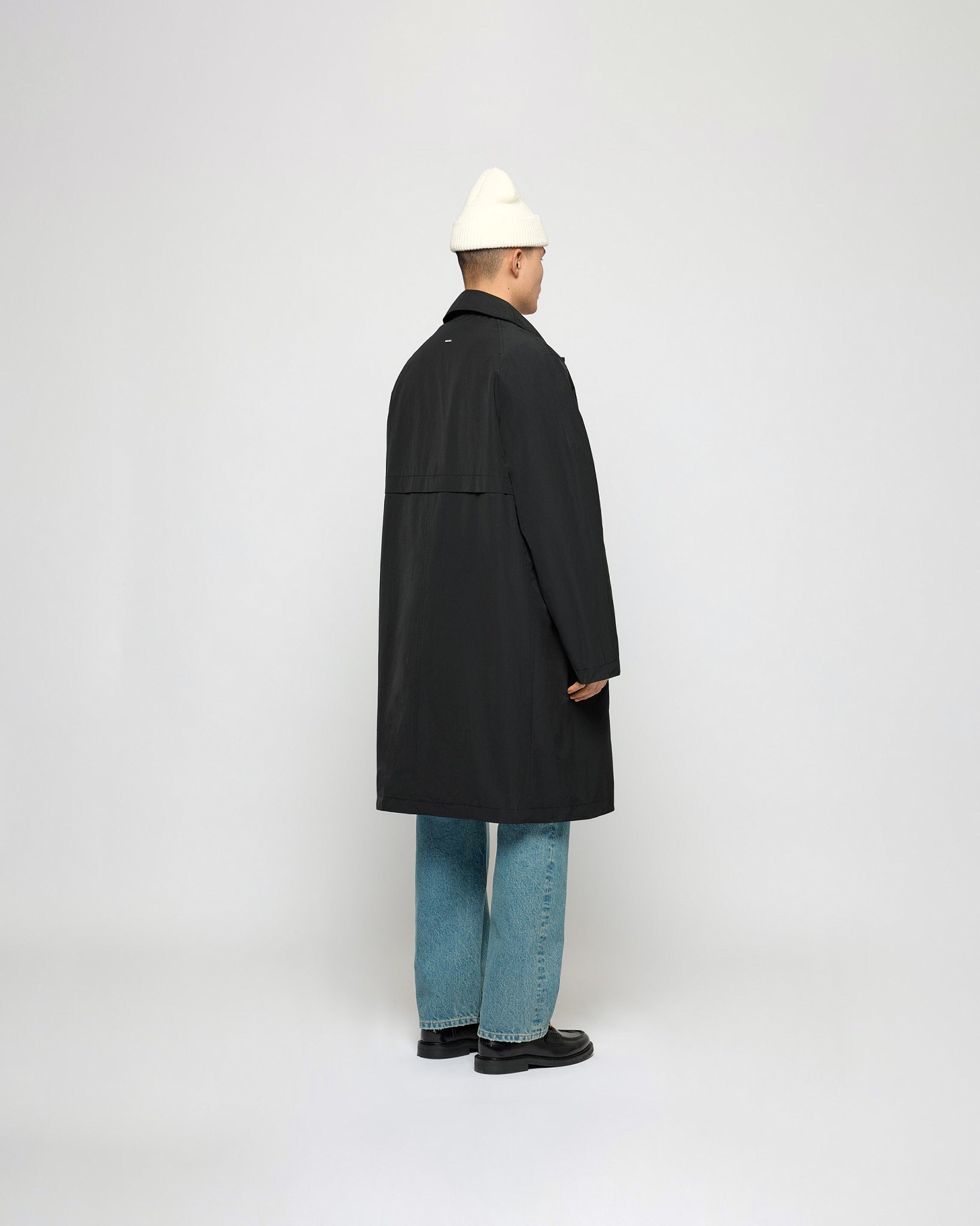 eightyfive-car-coat-mantel-schwarz-regular-fit image 4