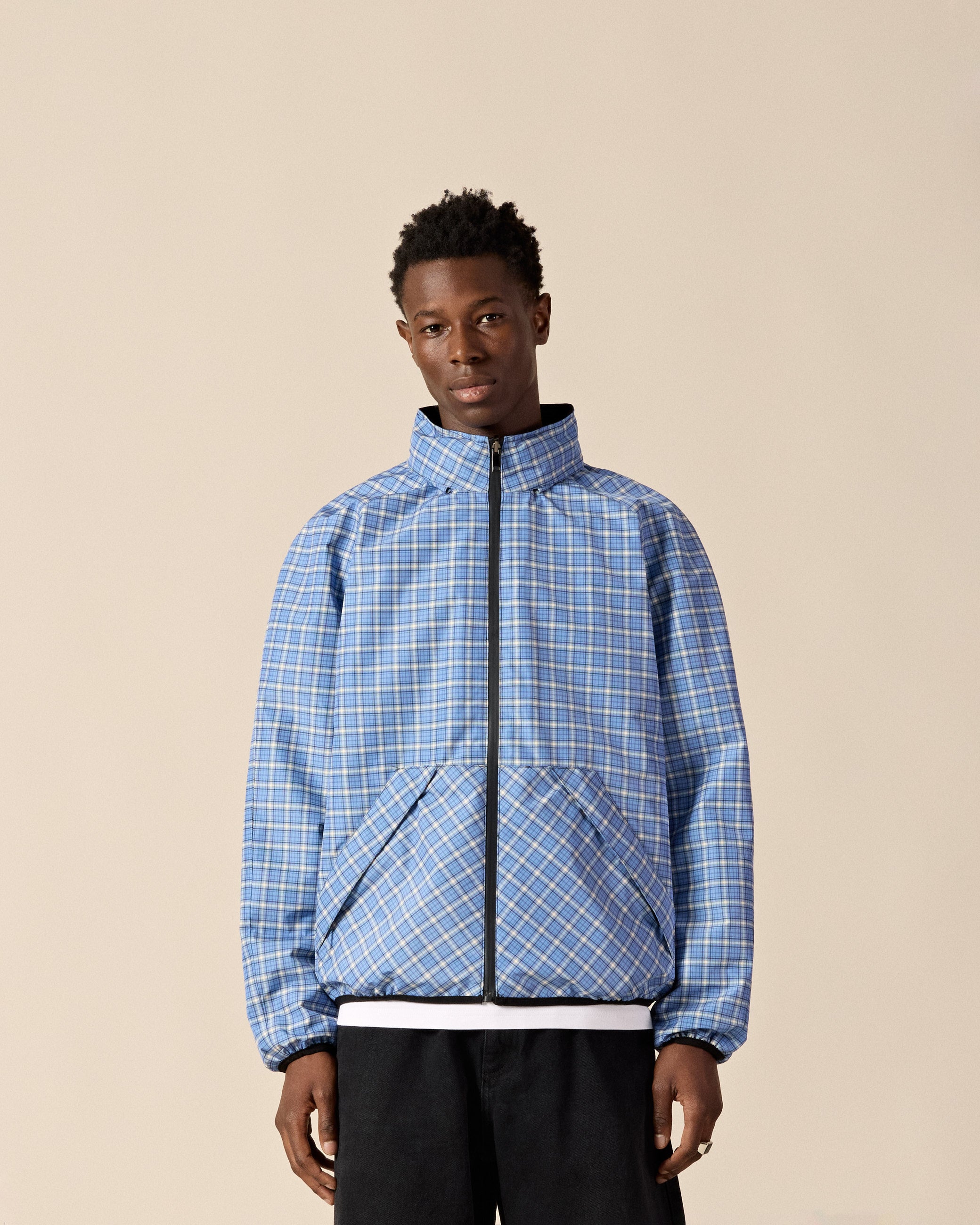 eightyfive-waterproof-jacket-wendejacke-blau-schwarz-nylon image 3