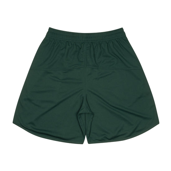 ballaholic-basic-zip-shorts-basketballshorts-dark-green-ivory-ziptaschen image 2