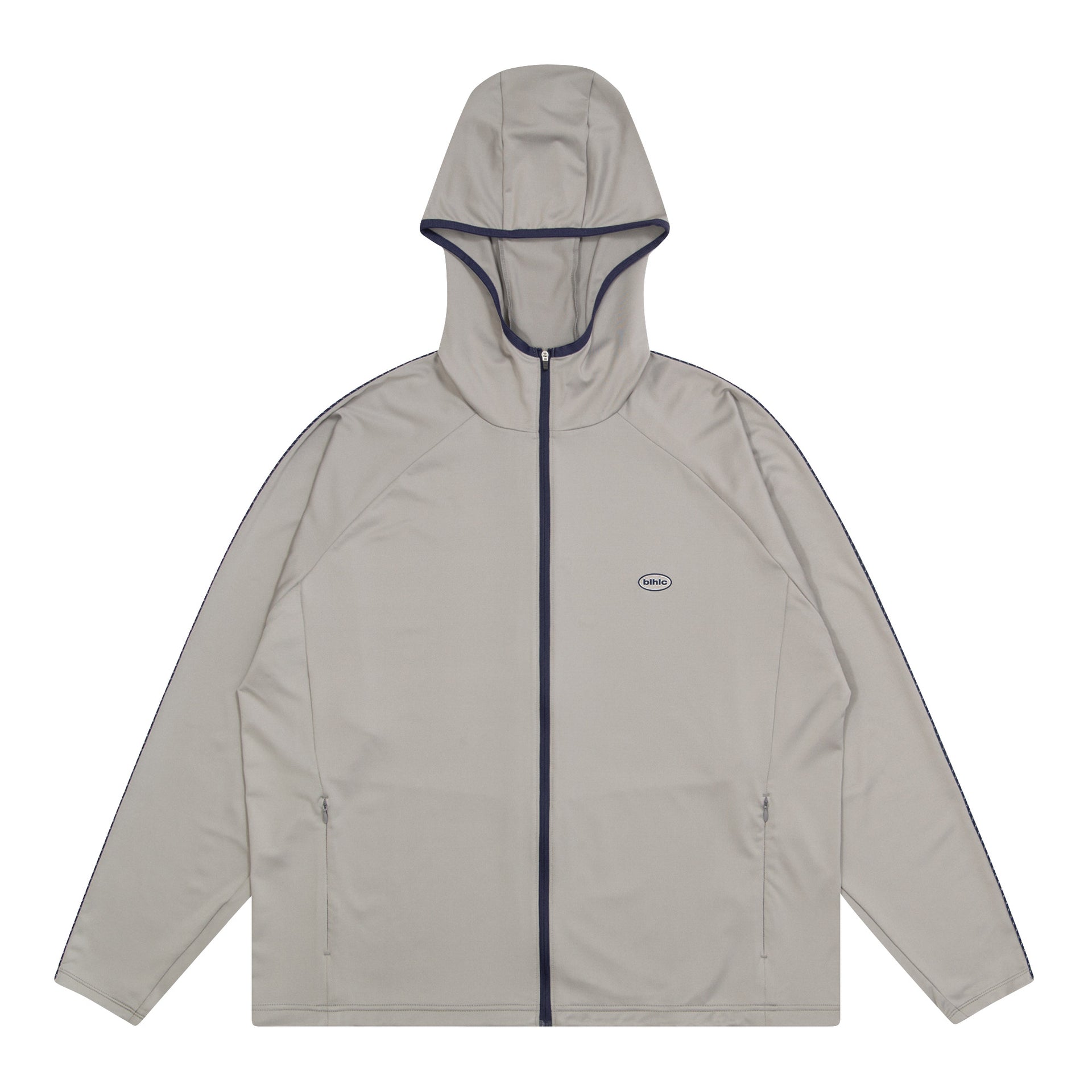 ballaholic-tops-blhlc-oval-logo-full-zip-jacke-gray image 1
