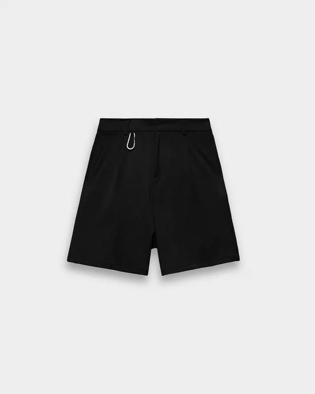 eightyfive-bottoms-pleated-tailored-shorts-black-b-gelfalte image 1