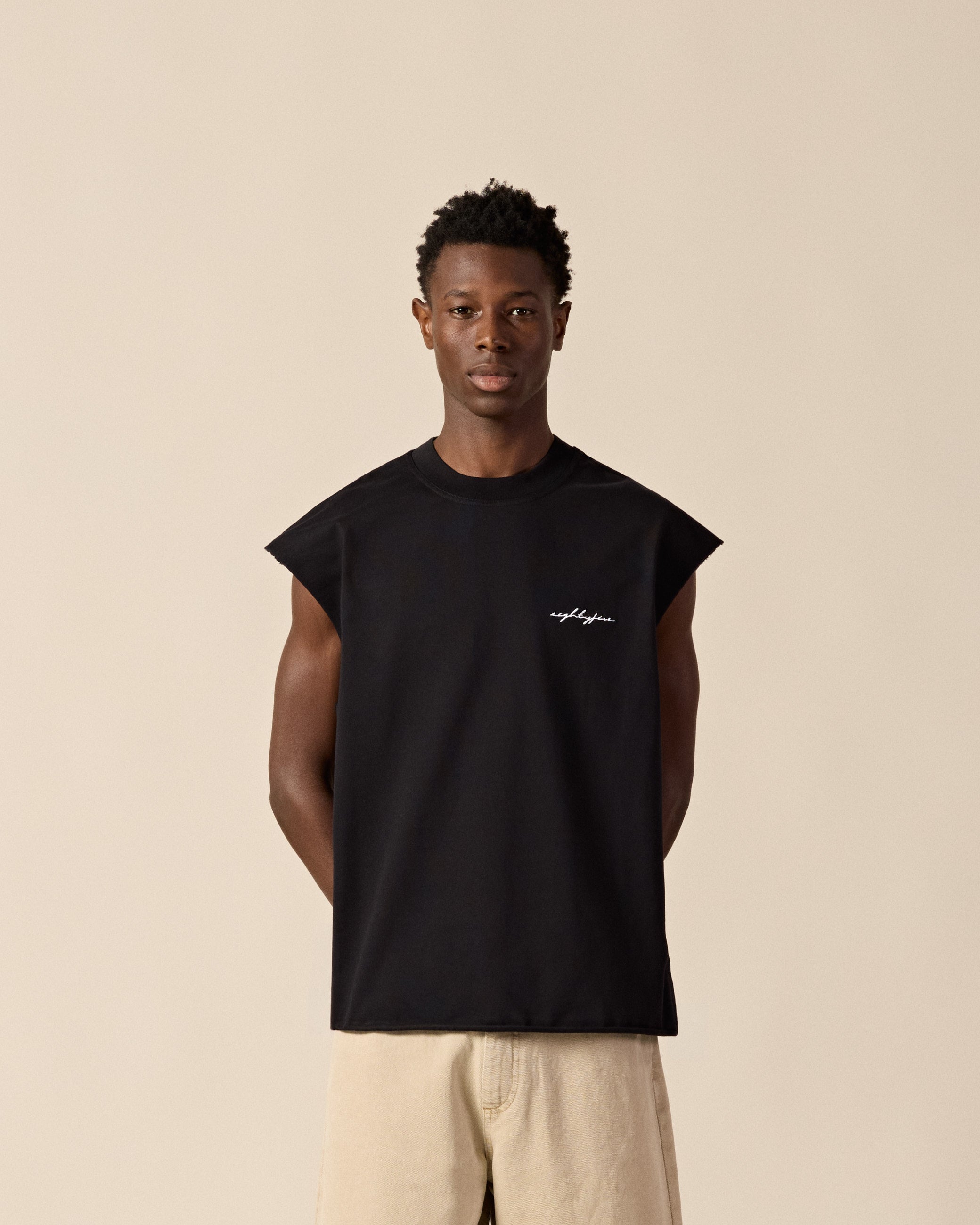 eightyfive-loose-tanktop-tank-top-schwarz-oversized-baumwolle image 3