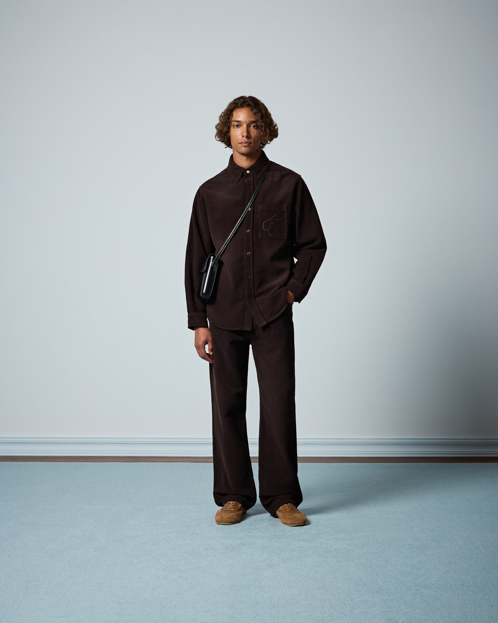 eightyfive-washed-pleated-corduroy-pants-cordhose-braun-32 image 4
