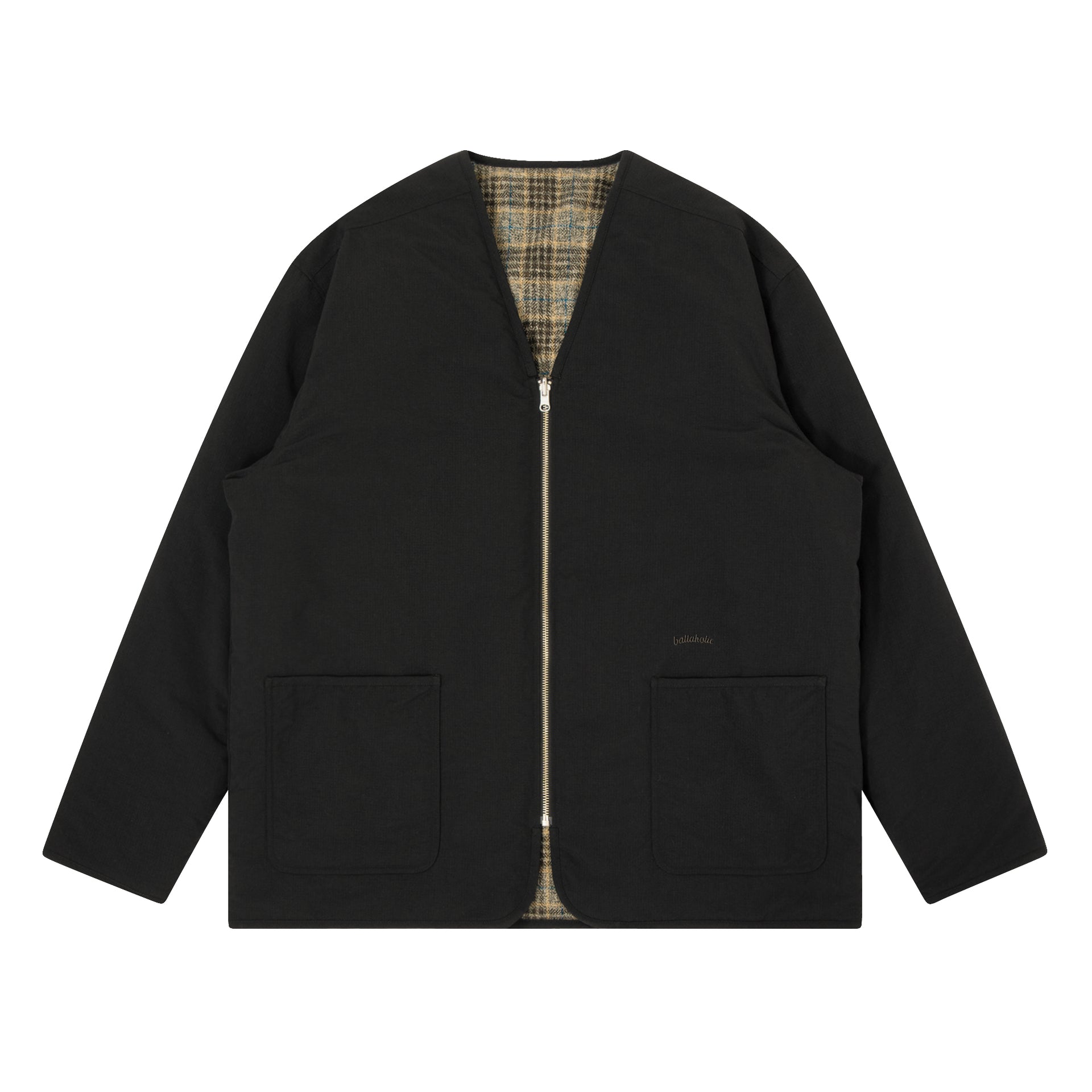 ballaholic-tops-reversible-puff-jacket-jacke-schwarz image 1