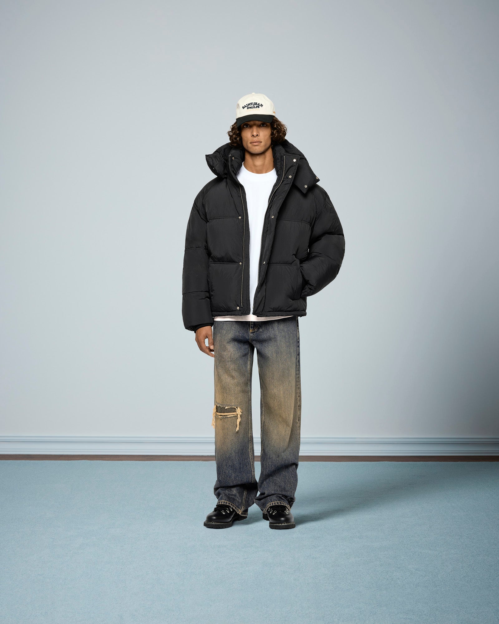 eightyfive-nylon-down-puffer-jacket-black-daunenjacke image 4