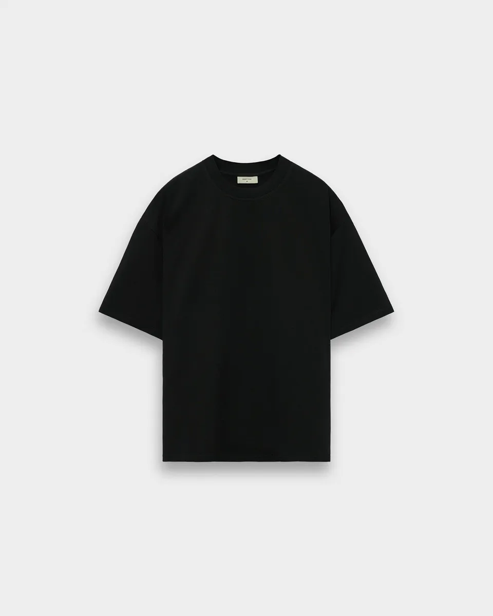 eightyfive-tops-signature-light-t-shirt-black-oversized-220gsm image 1