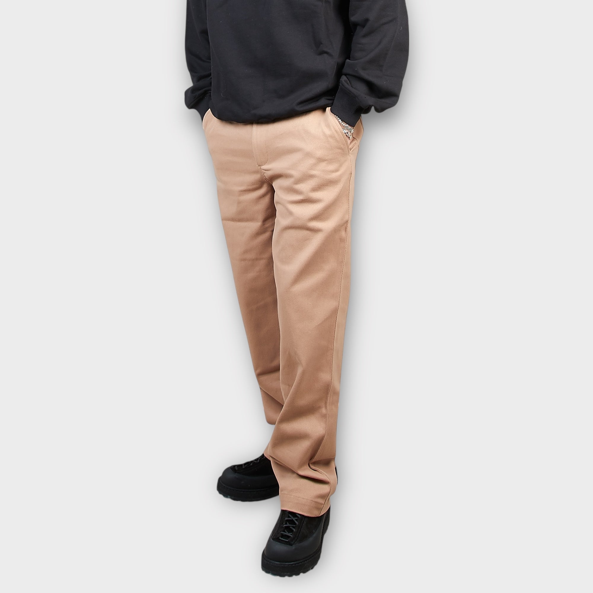 le-fix-hill-pants-stoffhose-dark-beige-loose-fit image 2