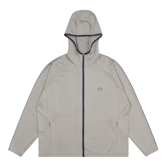 ballaholic-tops-blhlc-oval-logo-full-zip-jacke-gray image 1