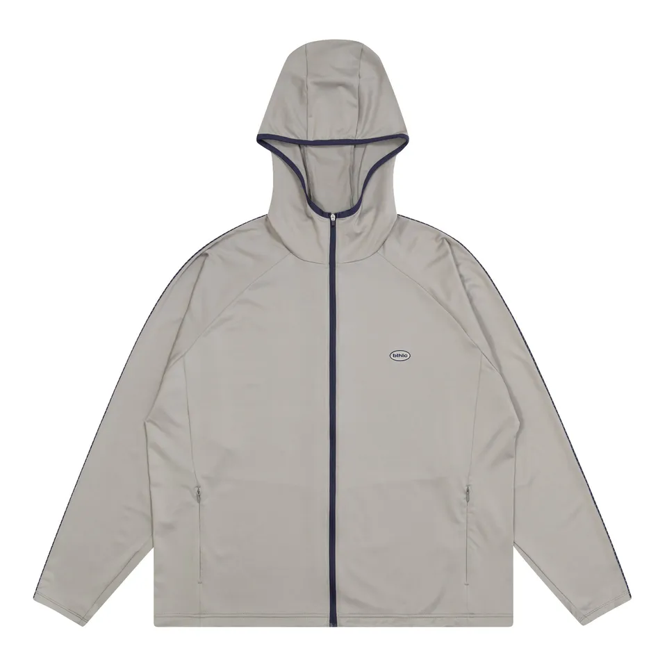ballaholic-tops-blhlc-oval-logo-full-zip-jacke-gray image 1