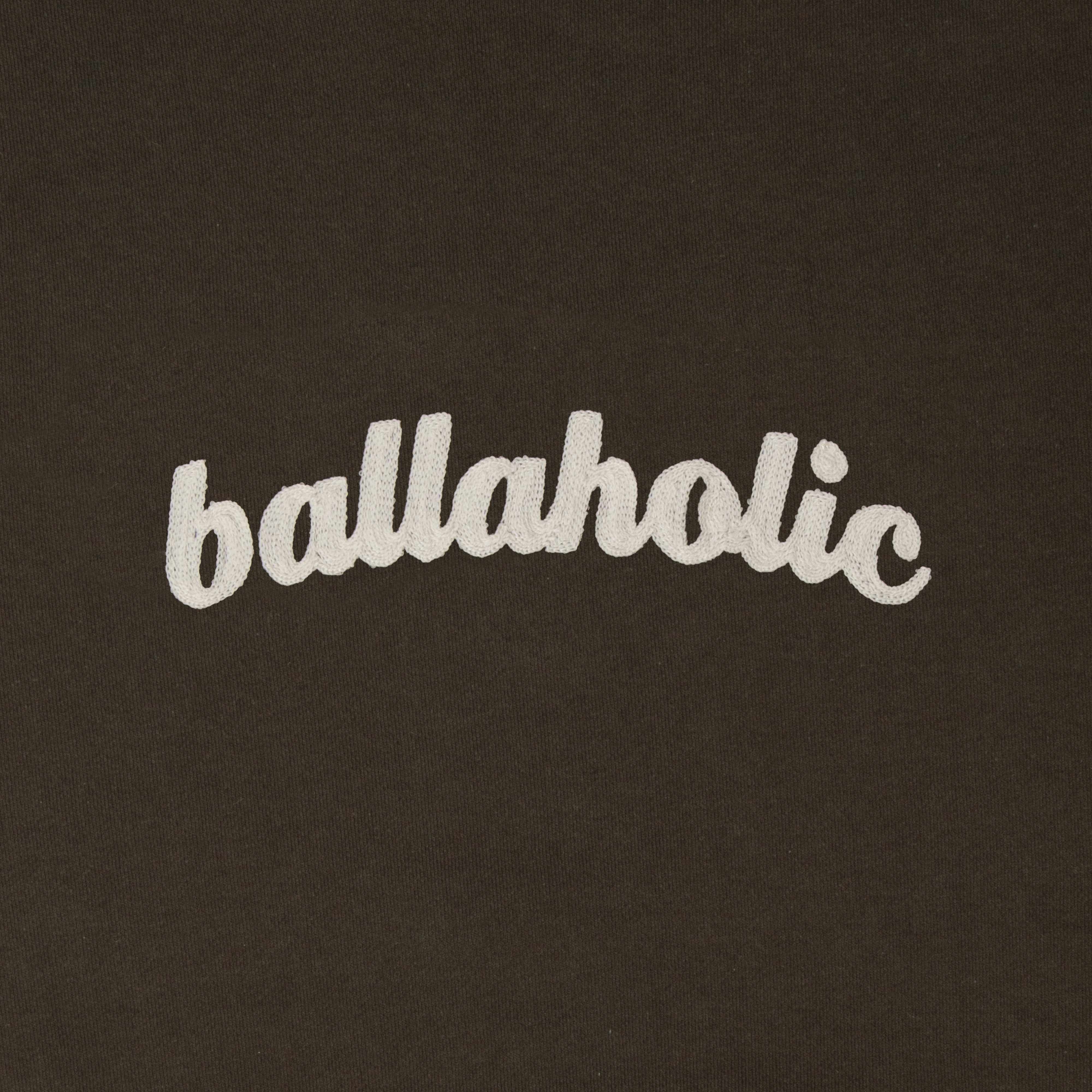 ballaholic-logo-sweat-hoodie-kapuzenpullover-chocolate image 2