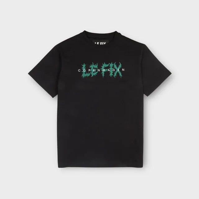 le-fix-trash-t-shirt-schwarz-print-baumwolle image 1