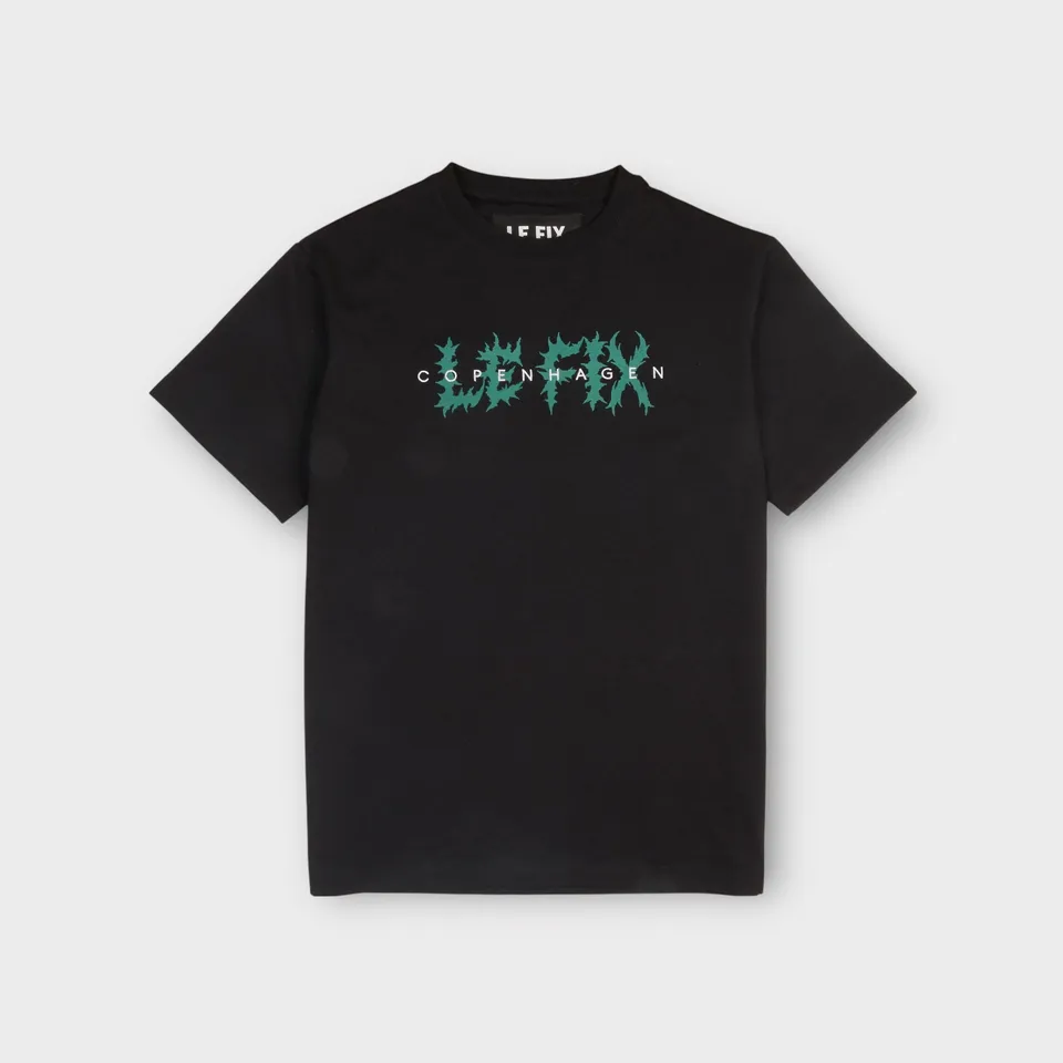 le-fix-trash-t-shirt-schwarz-print-baumwolle image 1