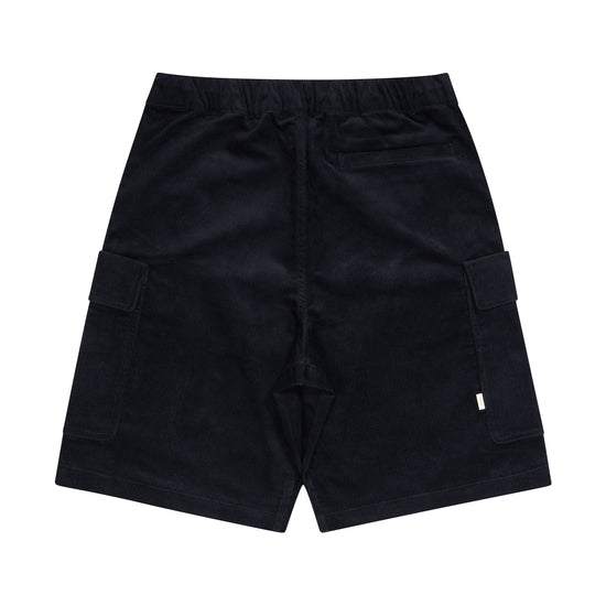 ballaholic-logo-corduroy-cargo-shorts-navy-cord image 2