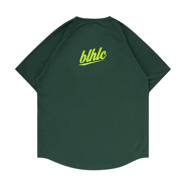 ballaholic-3d-net-blhlc-back-print-cool-tee-dark-green-t-shirt image 1