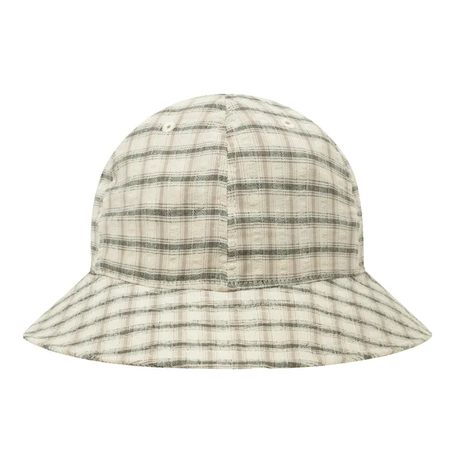 ballaholic-cotton-linen-seersucker-6p-hat-cap-black image 1